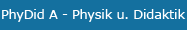  PhyDid A - Physik und Didaktik in Schule und Hochschule